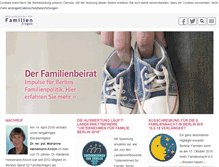 Tablet Screenshot of familienbeirat-berlin.de
